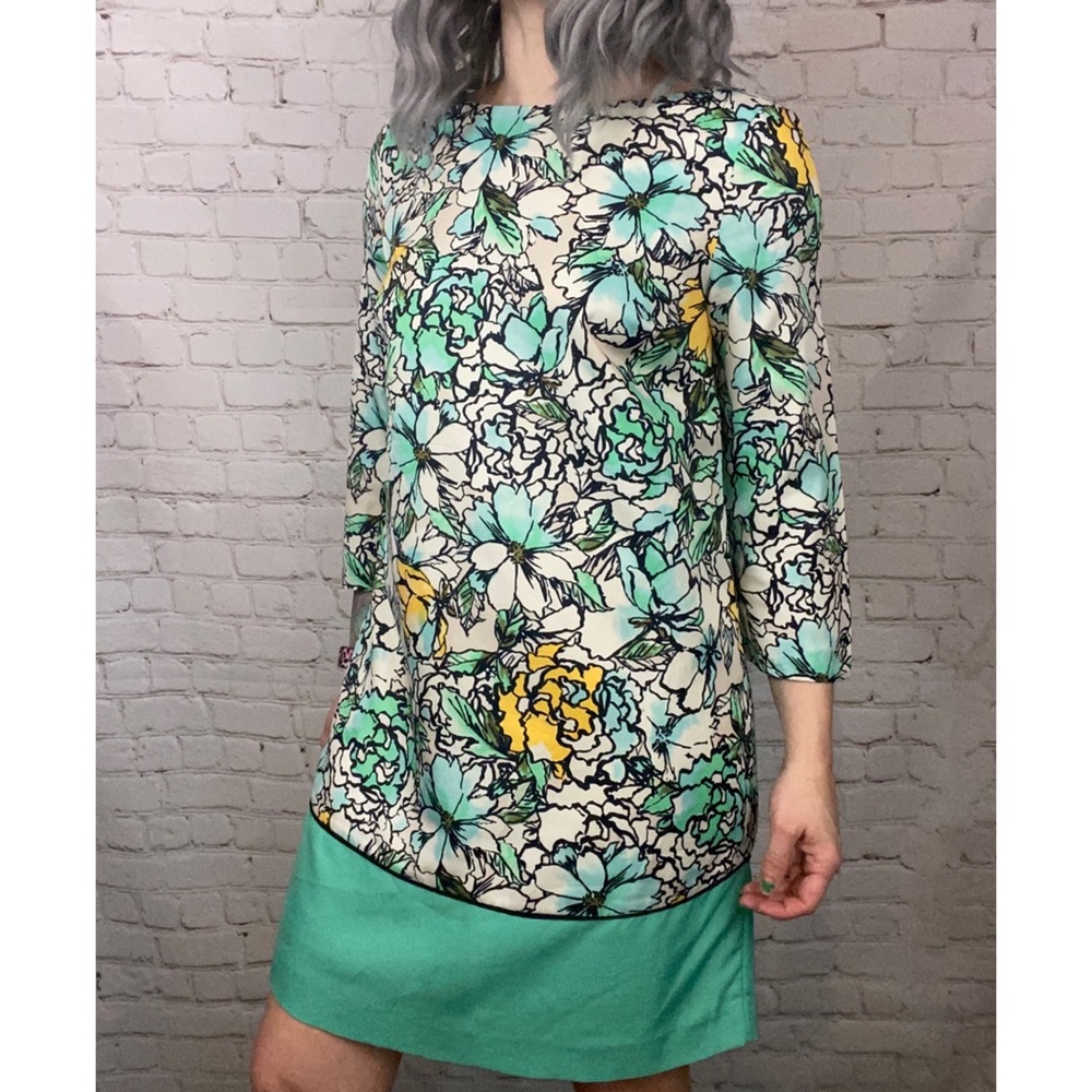 Limited Watercolor Floral Aline Spring Tunic Dress